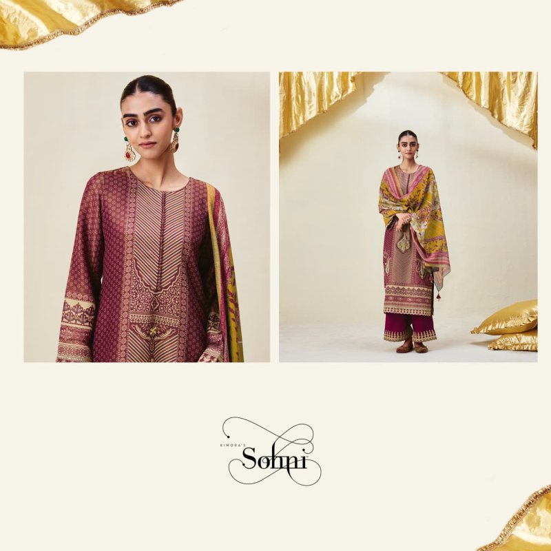 Ambi By Kimora Sohni Zari Silk Salwar Suits